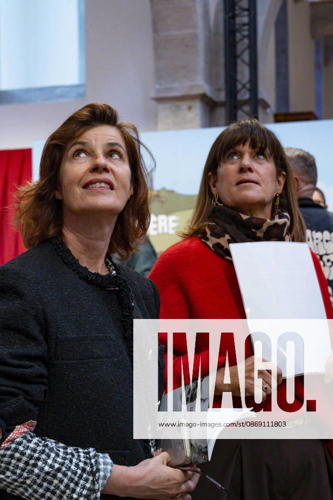 PEOPLE: Festival Lumiere - Lyon 10 10 2026 Irene Jacob and VÃ ronique Sarselli attend the opening of the 18th Lumiere Film Festival Village at the Grand HÃ tel-Dieu and admire the dome in Lyon (France) on October 10, 2026. Photo by Sandrine Thesillat PsNewZ