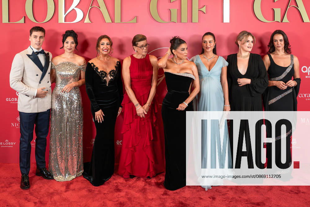 Photocall from the 2nd Global Gift Gala in Monaco: Louis Ducruet, Marie Ducruet, Maria Bravo, Princess Stéphanie of Monaco, Eva Longoria, Alexandra Leclerc, Camille Gottlieb, and Pauline Ducruet attend the 2nd Monaco Global Gift Gala photocall at the Hotel de Paris on October 9, 2026, in Monaco, Monaco. Photo by Laurent Coust. Starface 460363 2026 10 09 Monaco Monaco