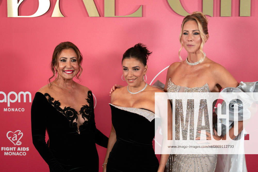 Photocall from the 2nd Global Gift Gala in Monaco: Maria Bravo, Eva Longoria and a guest attend the 2nd Monaco Global Gift Gala photocall at the Hotel de Paris on October 9, 2026, in Monaco, Monaco. Photo by Laurent Coust. Starface 460363 2026 10 09 Monaco Monaco