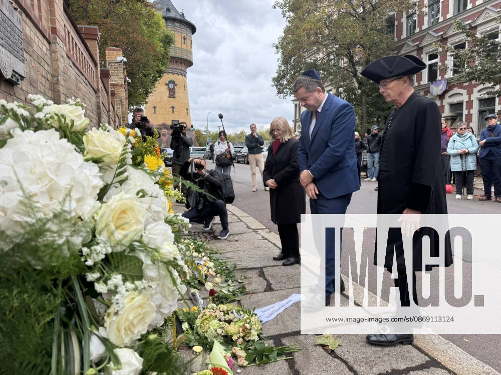 Halle Saale Halle Saale Halle Saale Saxony-Anhalt View Cityscape Saxony-Anhalt View Hans Thomas Tillschneider, Vice President of the State Parliament (AfD), is barred from entering the synagogu