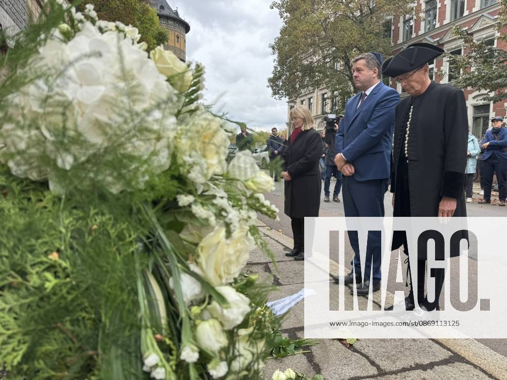Halle Saale Halle Saale Halle Saale Saxony-Anhalt View Cityscape Saxony-Anhalt View Hans Thomas Tillschneider, Vice President of the State Parliament (AfD), is barred from entering the synagogu