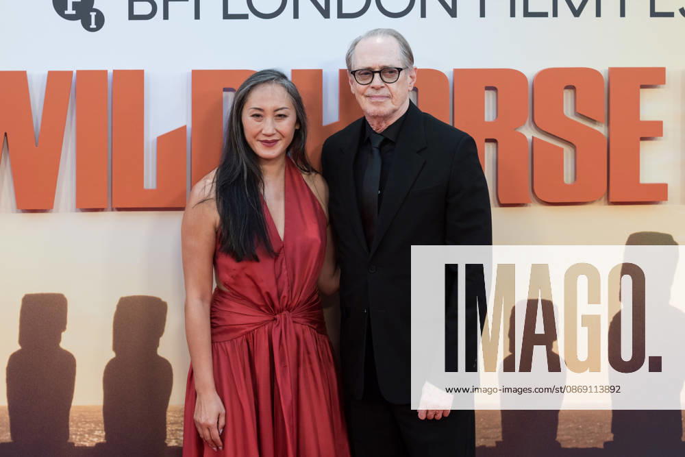 Wild Horse Nine Premiere at BFI London Film Festival LONDON, UNITED KINGDOM - OCTOBER 09: Steve Buscemi (R) and Karen Ho attend the premiere of Wild Horse Nine during the 70th BFI London Film Festival at the Royal Festival Hall in London, United Kingdom on October 09, 2026. Wiktor Szymanowicz Anadolu London United Kingdom. Editorial use only. Please get in touch for any other usage.
