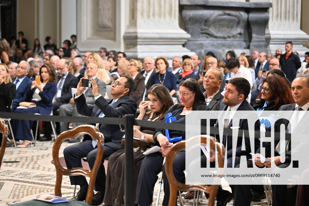 IPA89501780 - Italy, Rome, Vatican, October 10, 2026: Cardinal Baldo Reina celebrates a Mass for the ordination of deacons at St. John Lateran. Photograph by ALESSIA GIULIANI Catholic Press Photo