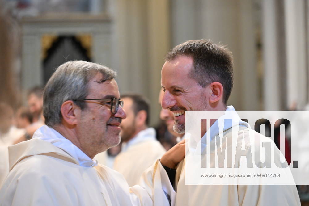 IPA89501783 - Italy, Rome, Vatican, October 10, 2026: Cardinal Baldo Reina celebrates a Mass for the ordination of deacons at St. John Lateran. Photograph by ALESSIA GIULIANI Catholic Press Photo