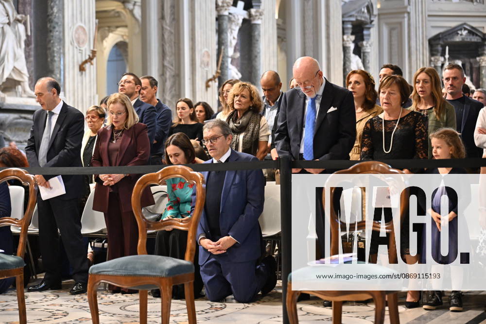 IPA89501685 - Italy, Rome, Vatican, October 10, 2026: Cardinal Baldo Reina celebrates a Mass for the ordination of deacons at St. John Lateran. Photograph by ALESSIA GIULIANI Catholic Press Photo