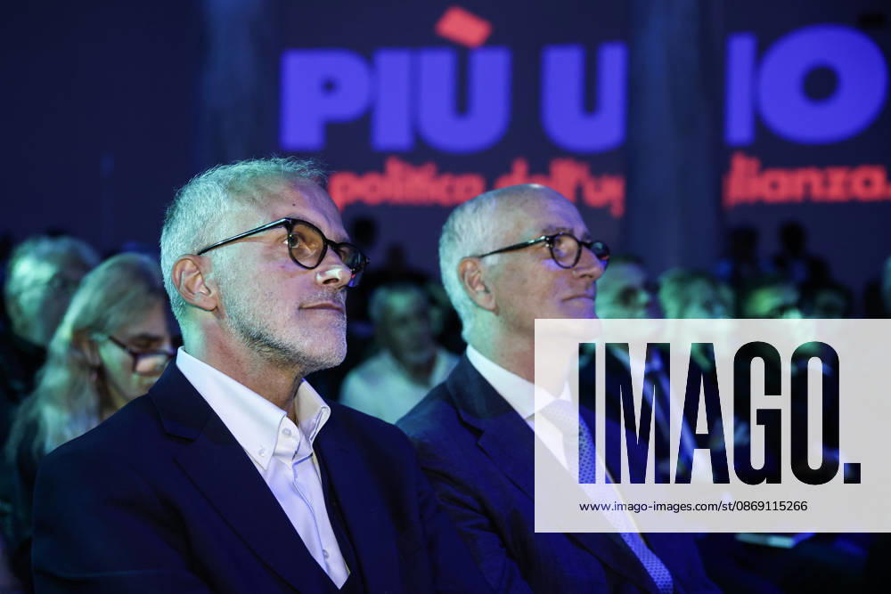 Ernesto Maria Ruffini and Franco Gabrielli during the National Assembly of Pio¹ Uno, Rome, 10 10 2026 Rome Italy - ZUMAa289 20261010_zia_a289_113