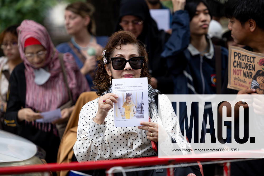 Demonstration Announced Outside Israeli Embassy in Bangkok BANGKOK, THAILAND October 10, 2026: A demonstration concerning the situation in Palestine and Lebanon was scheduled to take place outside the Embassy of Israel in Bangkok, Thailand. The event announcement listed Watermelon Wednesdays Bangkok as the organizer and scheduled the gathering from 10:00 a.m. to 12:00 p.m. local time. (Photo by Thanatchanont Jiraworathanakul Nexpher Images) Bangkok