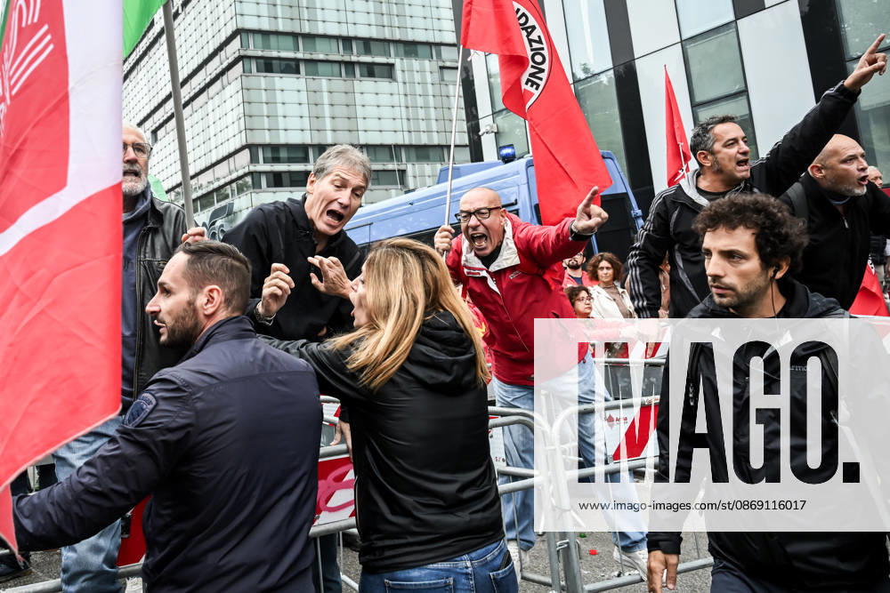 Lega Nord rally Milan safer, stop social centers. Near the Lambretta Social Center, Via Rizzoli, 10 10 2026 Milan Milan Italy - ZUMAa289 20261010_zia_a289_058