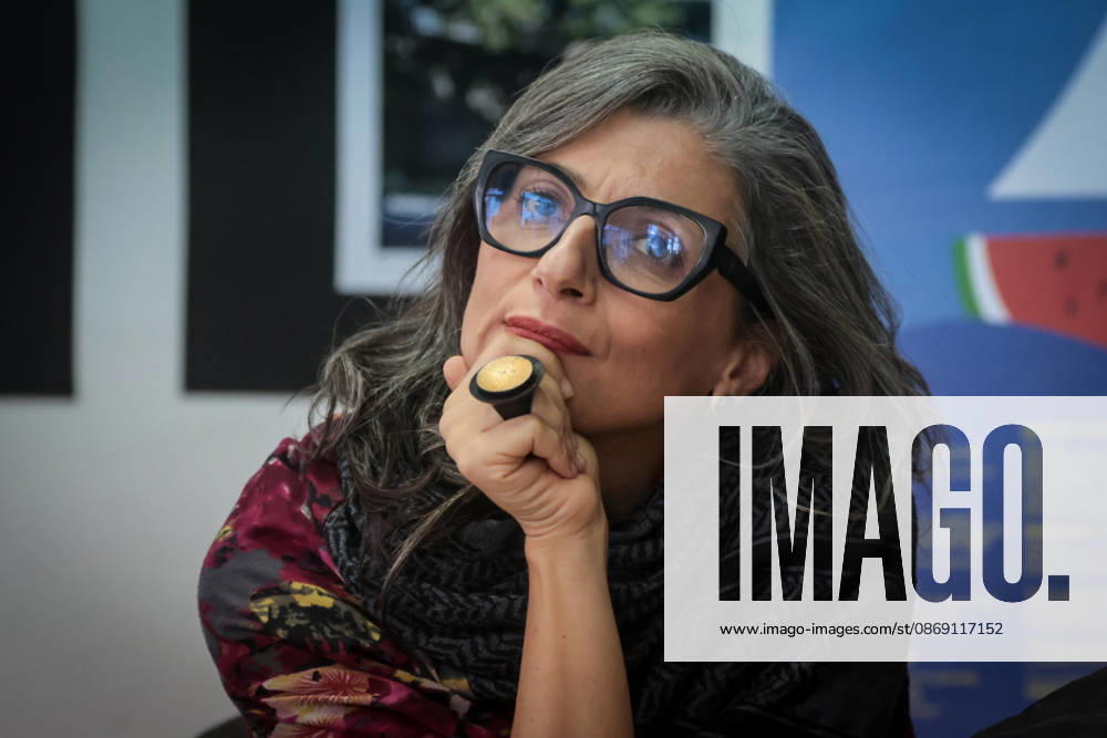 IPA89504323 - Naples, October 10, 2026 Conference at the former NATO base; Greta Thunberg in Bagnoli discussing the CPRs, and today at the march and the pro-PAL debate with Francesca Albanese (NeaPhoto Renato Esposito)