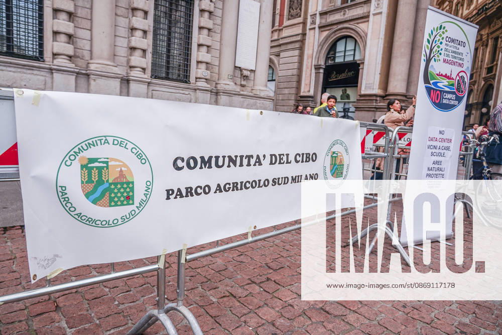 IPA89502936 - Milan, October 10, 2026 A protest organized by local No Data Centers committees to demand a halt to the construction and operation of new data centers in the province of Milan.