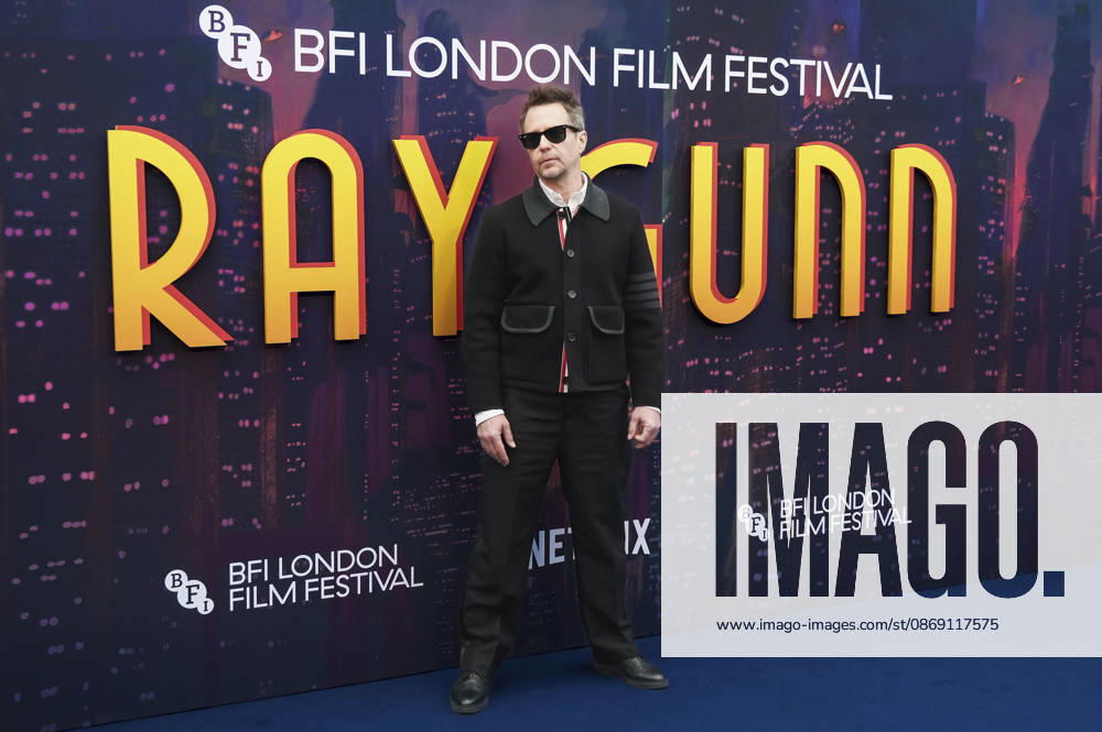 Sam Rockwell at the premiere of the Netflix animated film *Ray Gunn* at the 70th BFI London Film Festival 2026 at the Royal Festival Hall in London, October 10, 2026 Foto:xJ.xEdwardsx xFuturexImagex gunn_6008