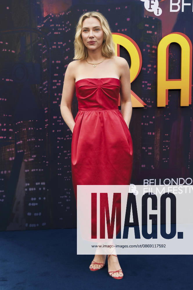 Scarlett Johansson at the premiere of the Netflix animated film *Ray Gunn* at the 70th BFI London Film Festival 2026 at the Royal Festival Hall in London, October 10, 2026 Foto:xJ.xEdwardsx xFuturexImagex gunn_6028