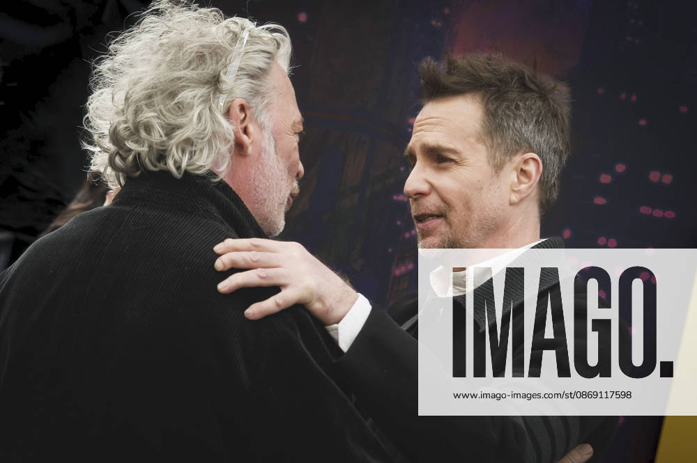 Dexter Fletcher and Sam Rockwell at the premiere of the Netflix animated film *Ray Gunn* at the 70th BFI London Film Festival 2026 at the Royal Festival Hall in London, October 10, 2026 Foto:xJ.xEdwardsx xFuturexImagex gunn_6007
