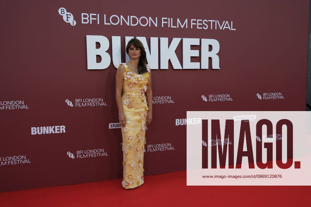 Bunker gala screening, BFI Southbank, London, UK, 10 October 2026 Penà lope Cruz at the gala screening of Bunker, BFI Southbank, London, UK, 10 October 2026., Credit:Julie Edwards Avalon United Kingdom, London