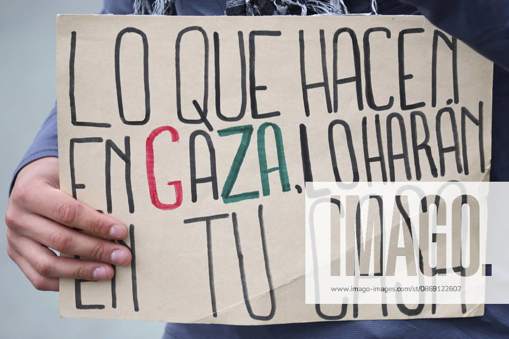 Santiago, October 10, 2026: March for Palestine organized by the Global Action for Palestine (GAFP) alliance along Alameda Street in downtown Santiago. Dragomir Yankovic, Aton Chile, Santiago, Chile. Aton 1198359
