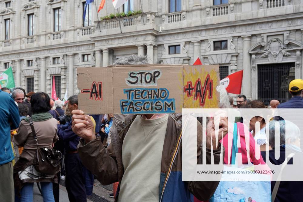 MILAN, ITALY †OCTOBER 10, 2026: Protesters gather for a sit-in in Piazza della Scala in central Milan to oppose the development of new data centers across Lombardy and Italy. The demonstration is organized by the Rete dei Comitati No Data Center (No Data Center Committee Network), which is calling for a moratorium on permits for new facilities. The group also urges public authorities to conduct thorough environmental, urban planning and regional assessments before approving projects. For approved facilities that have not yet begun operating, campaigners are calling for reviews to be reopened if potential microclimate effects and cumulative impacts with existing facilities were not adequately assessed. - ZUMAq101 20261010_zna_q101_177