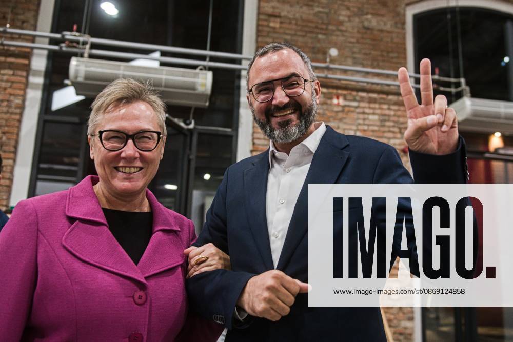 The two-day elections to municipal assemblies ended in the Czech Republic together with the first round of the elections to one-third of the Senate, at 2:00 p.m. on October 10, 2026. On the photo from left: Irena Matonohova (STAN), a Brno city council member, and the Brno KDU-CSL candidate for Mayor of Brno Jakub Hruska at KDU-CSL+STAN campaign headquarters in Brno. (CTKxPhoto PatrikxUhlir) CTKPhotoP2026101007610 CTKPhotoP2026101007610