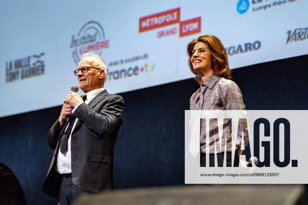 PEOPLE: Festival Lumiere - Lyon 10 10 2026 Thierry FrÃ maux and Irene Jacob attend the opening ceremony of the 18th Festival Lumiere in Lyon (France) on October 10, 2026. Photo by Sandrine Thesillat PsNewZ