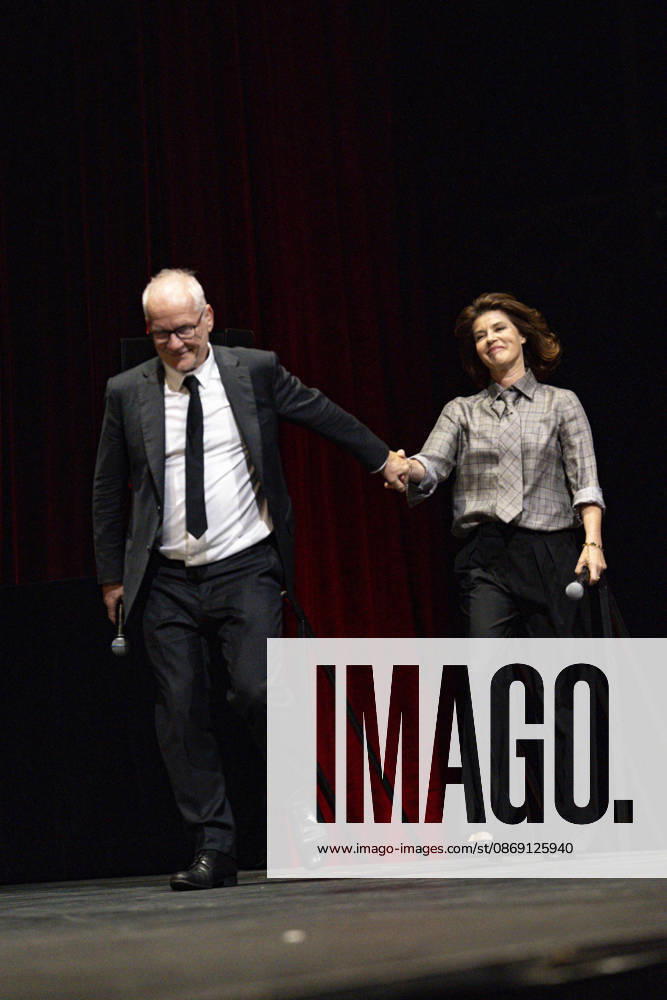PEOPLE: Festival Lumiere - Lyon 10 10 2026 Thierry Frà maux and Irene Jacob attend the opening ceremony of the 18th Festival Lumiere in Lyon (France) on October 10, 2026. Photo by Sandrine Thesillat PsNewZ