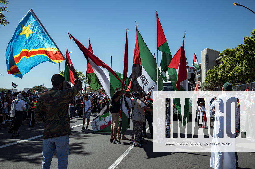 Pro-Palestine Global Mass March in Cape Town People attend the pro-Palestinian global mass march in Cape Town, South Africa, 10 October 2026. Thousands of people marched through central Cape Town as part of a coordinated Global Day of Action for Palestine. More than 200 organisations mobilised demonstrations across at least 60 countries and 250 locations, marking three years since the start of Israels military campaign in Gaza. Cape Town was the centre of the African leg, with 32 actions across 10 countries. Cape Town South Africa