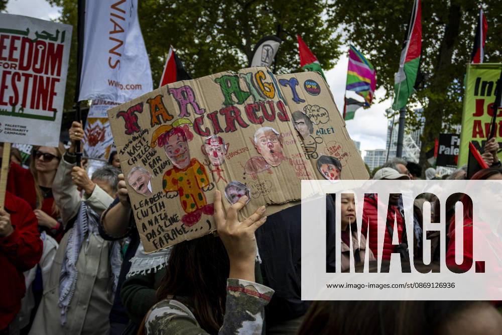 National March for Palestine Marks Three Years Since the Israel - Gaza War Began Central London, October 10, 2026 Pro-Palestine demonstrators took to the streets of Central London for the National March for Palestine, marking three years since the war in Gaza began in October 2023. Participants marched in solidarity with Palestinians, carrying Palestinian flags, banners and placards calling for an end to the conflict and highlighting the ongoing humanitarian crisis in Gaza., Credit:Zak Irfan Avalon