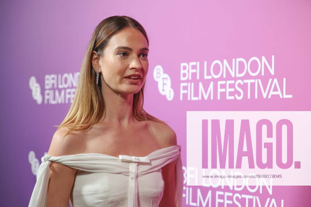 The Liberation premiere in London LONDON, UNITED KINGDOM - OCTOBER 10 : Actress Lily James attends the red carpet ahead of the premiere of the film The Liberation during the 70th BFI London Film Festival in London, United Kingdom on October 10, 2026. Zeynep Demir Anadolu London United Kingdom. Editorial use only. Please get in touch for any other usage.