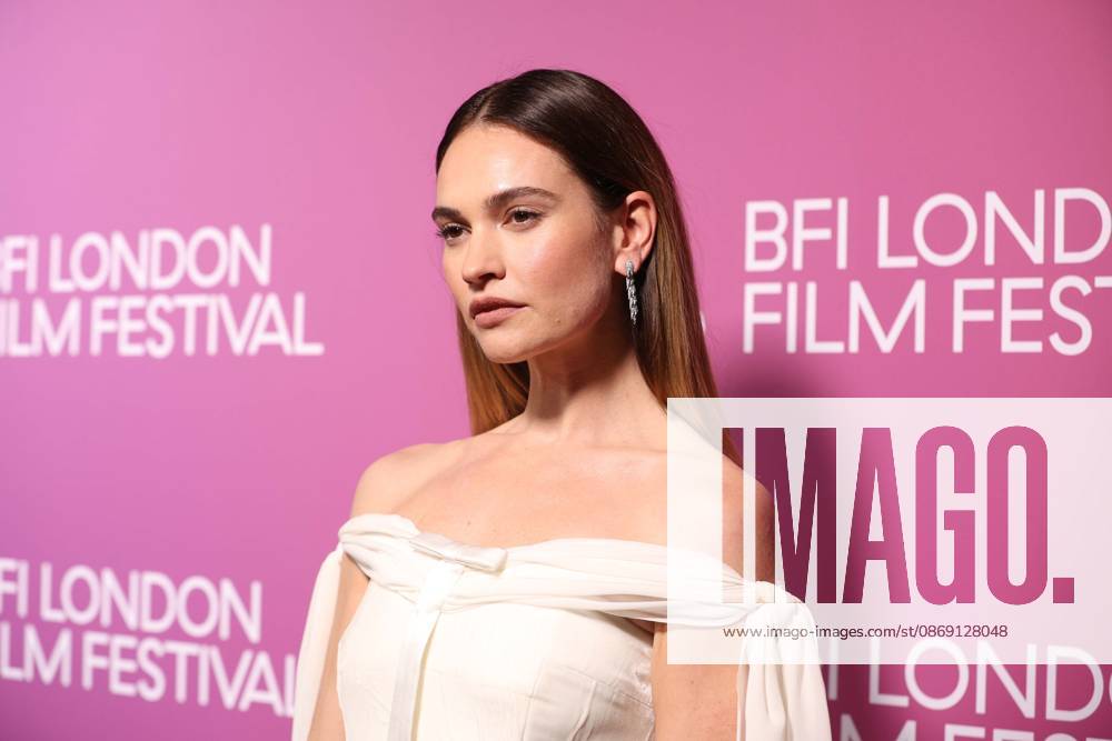 The Liberation premiere in London LONDON, UNITED KINGDOM - OCTOBER 10 : Actress Lily James attends the red carpet ahead of the premiere of the film The Liberation during the 70th BFI London Film Festival in London, United Kingdom on October 10, 2026. Zeynep Demir Anadolu London United Kingdom. Editorial use only. Please get in touch for any other usage.