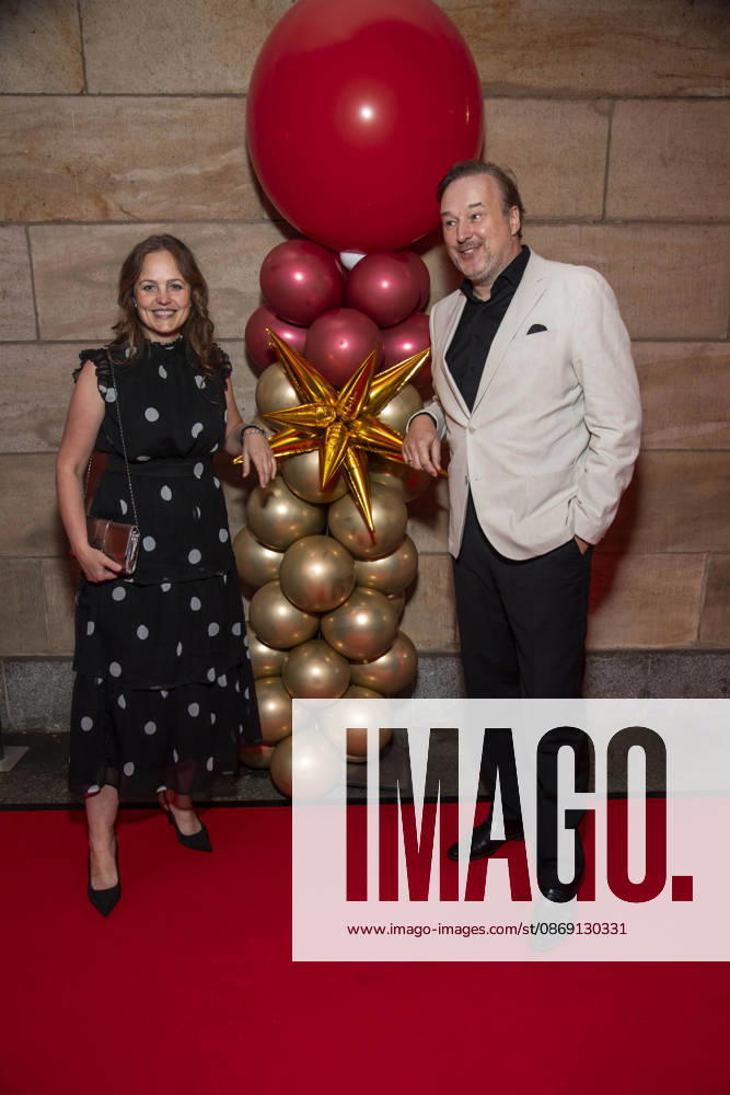 ABB HOPE GALA: Lidija Grossmann and Stephan Grossmann, a married couple, appeared on the red carpet at the 2026 Hope Gala at the Schauspielhaus Dresden on October 10, 2026, in Dresden, Saxony, Germany