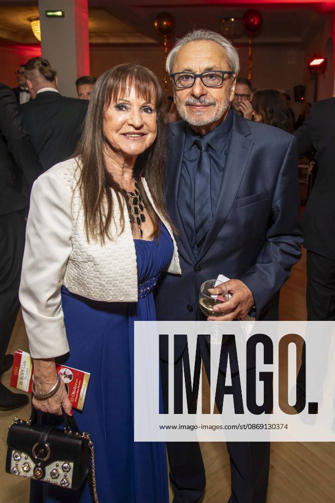 ABB HOPE GALA: Christine Stumph and Wolfgang Stumph, a married couple, appeared on the red carpet at the 2026 Hope Gala at the Schauspielhaus Dresden on October 10, 2026, in Dresden, Saxony, Germany