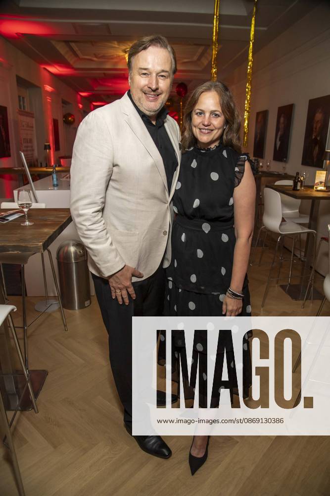 ABB HOPE GALA: Stephan Grossmann and Lidija Grossmann, a married couple, appeared on the red carpet at the 2026 Hope Gala at the Schauspielhaus Dresden on October 10, 2026, in Dresden, Saxony, Germany