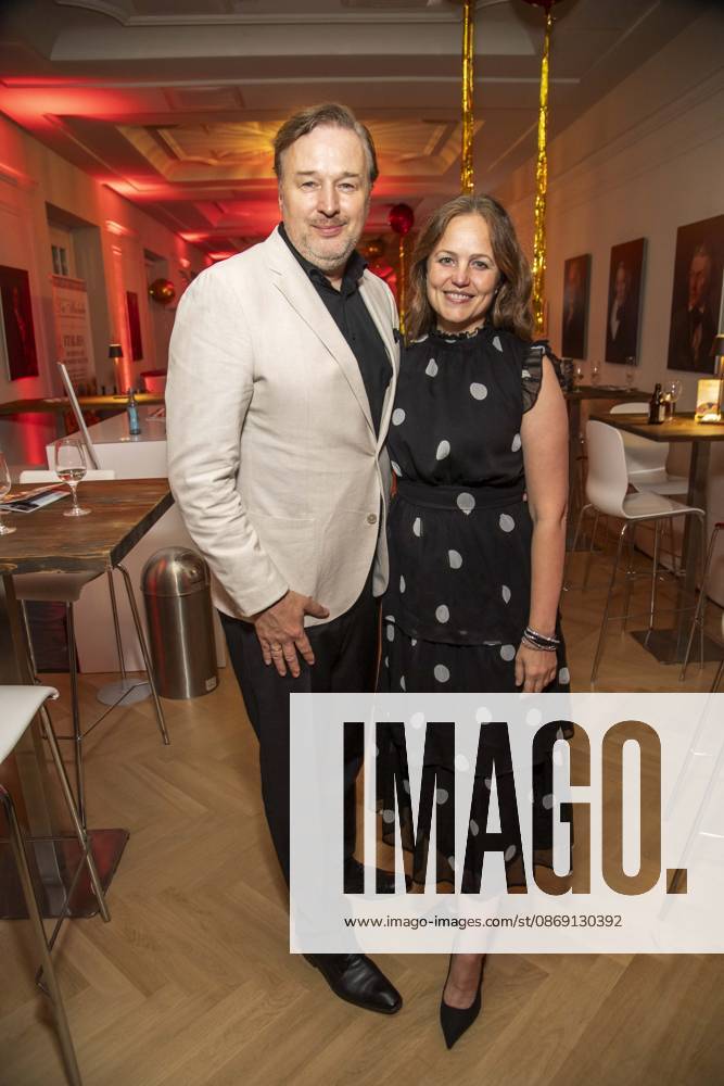 ABB HOPE GALA: Stephan Grossmann and Lidija Grossmann, a married couple, appeared on the red carpet at the 2026 Hope Gala at the Schauspielhaus Dresden on October 10, 2026, in Dresden, Saxony, Germany
