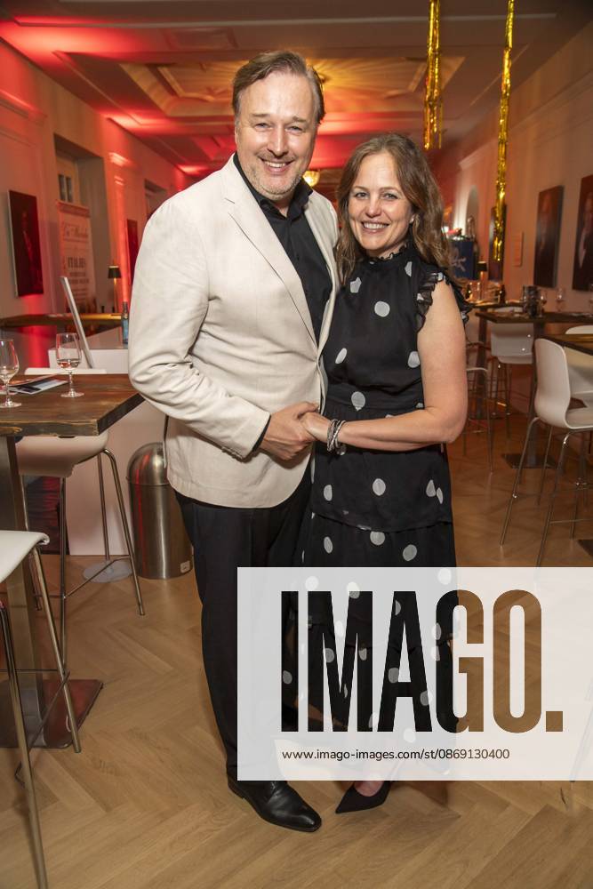 ABB HOPE GALA: Stephan Grossmann and Lidija Grossmann, a married couple, appeared on the red carpet at the 2026 Hope Gala at the Schauspielhaus Dresden on October 10, 2026, in Dresden, Saxony, Germany