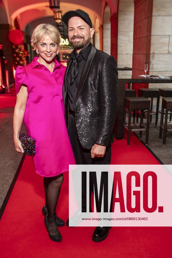 ABB HOPE GALA: Gisa Zach and Christian Kuehn make a guest appearance on the red carpet at the 2026 Hope Gala at the Schauspielhaus Dresden on October 10, 2026, in Dresden, Saxony, Germany