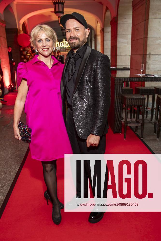 ABB HOPE GALA: Gisa Zach and Christian Kuehn make a guest appearance on the red carpet at the 2026 Hope Gala at the Schauspielhaus Dresden on October 10, 2026, in Dresden, Saxony, Germany