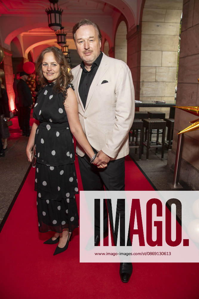 ABB HOPE GALA: Lidija Grossmann and Stephan Grossmann, a married couple, appeared on the red carpet at the 2026 Hope Gala at the Schauspielhaus Dresden on October 10, 2026, in Dresden, Saxony, Germany