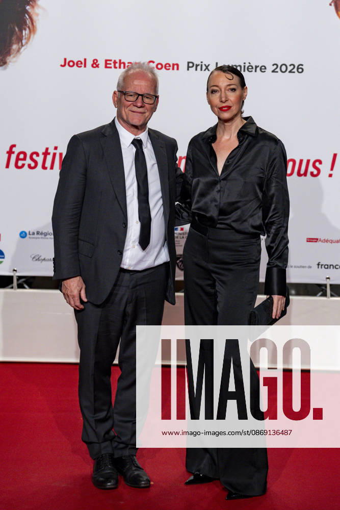 PEOPLE: Festival Lumiere - Lyon 10 10 2026 Thierry FrÃ maux and Jeanne Cherhal attend the opening ceremony of the 18th Festival Lumiere in Lyon (France) on October 10, 2026. Photo by Sandrine Thesillat PsNewZ