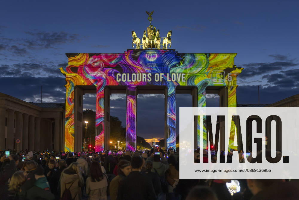 Festival of Lights, Downtown Light Festival, Berlin, October 10, 2026, Brandenburg Gate, 22nd BERLIN FESTIVAL OF LIGHTS, Theme: Colours of Love, light installations, October 10, 2026, Berlin, Germany English Brandenburg Gate, 22nd Berlin Festival of Lights, Theme: Colours of Love, light installations, October 10, 2026, Berlin, Germany Berlin City Center Berli