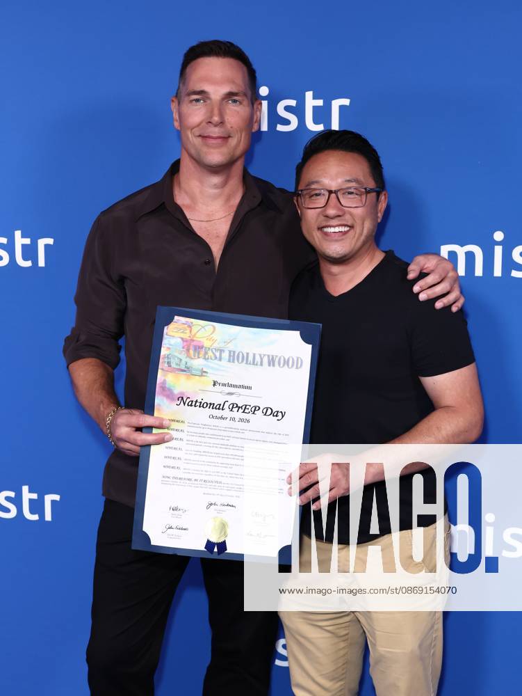 MISTR s 2nd Annual National PrEP Day Celebration Tristan Schukraft and Danny Hang at MISTR s 2nd Annual National PrEP Day Celebration held at The Abbey Food and Bar on October 10, 2026 in West Hollywood, Los Angeles, California, United States. West Hollywood California United States