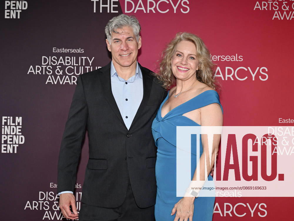 BRIAN HEATHERMAN and EILEEN GRUBBA attend the inaugural Easterseals Disability Arts & Culture Awards DARCYS Awards red carpet. Santa Monica USA - ZUMAb173 20261010_aap_b173_079