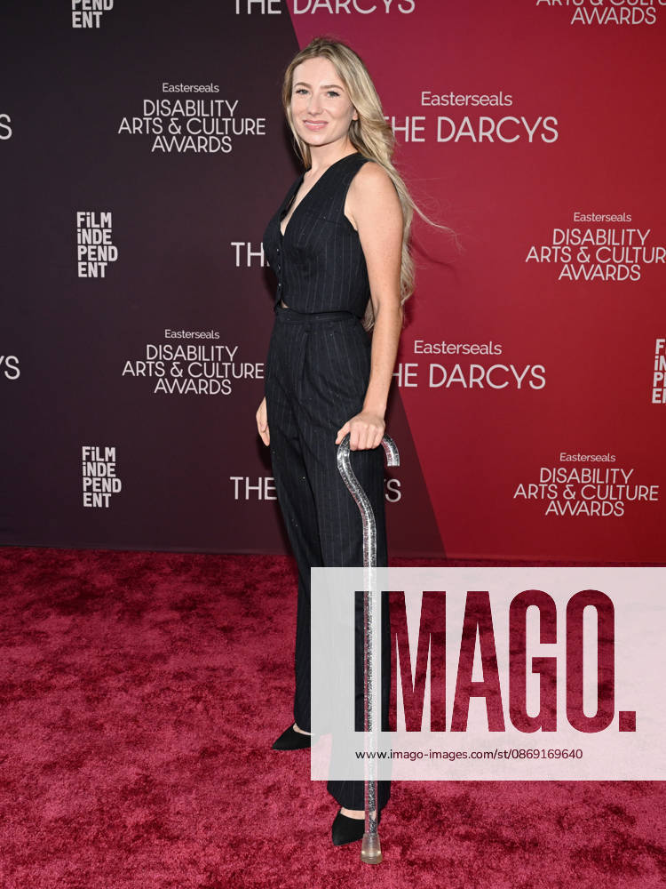 KEELY CAT-WELLS attends the inaugural Easterseals Disability Arts & Culture Awards DARCYS Awards red carpet. Santa Monica USA - ZUMAb173 20261010_aap_b173_084
