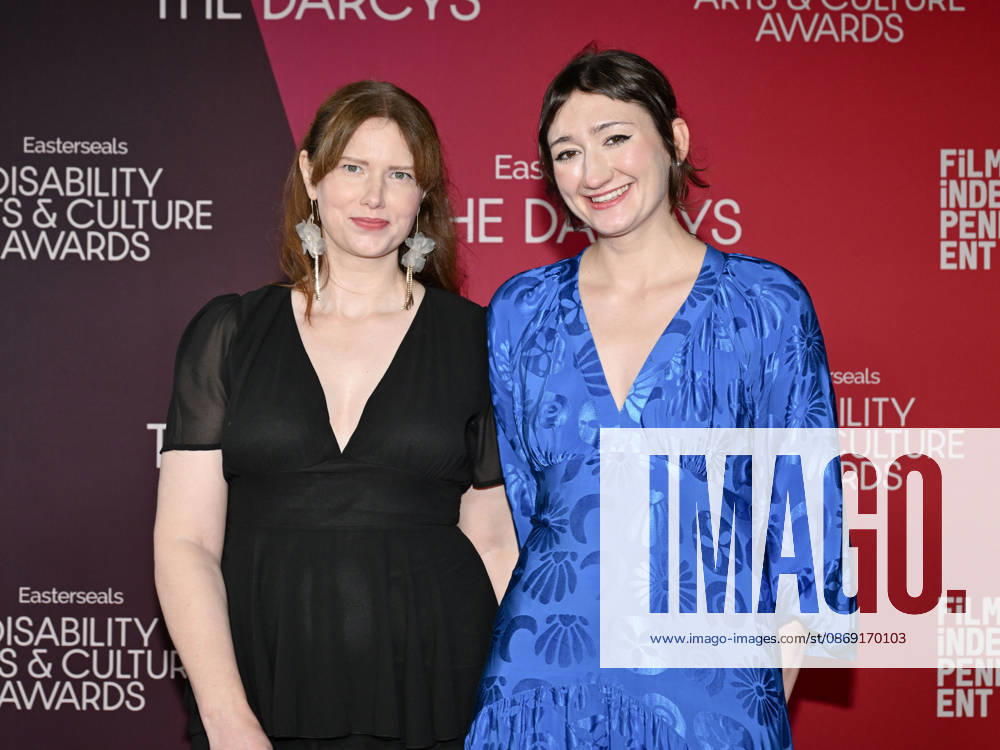 SARAH GARRAHAN and KATARINA POLJAK attend the inaugural Easterseals Disability Arts & Culture Awards DARCYS Awards red carpet. Santa Monica USA - ZUMAb173 20261010_aap_b173_101