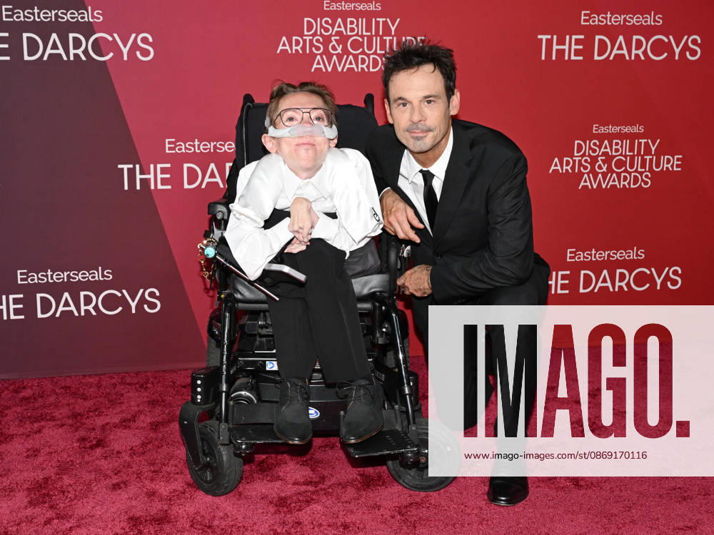 STEVE WAY and SCOOT MCNAIRY attend the inaugural Easterseals Disability Arts & Culture Awards DARCYS Awards red carpet. Santa Monica USA - ZUMAb173 20261010_aap_b173_109