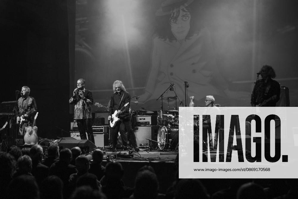 The Syd Barrett 80th Birthday Concert, The Corn Exchange, Cambridge, UK, 10 October 2026. 10 October 2026: Swedish band Men On The Border play The Syd Barrett 80th Birthday Concert at The Corn Exchange, Cambridge, UK., Credit:Stuart Hogben Avalon