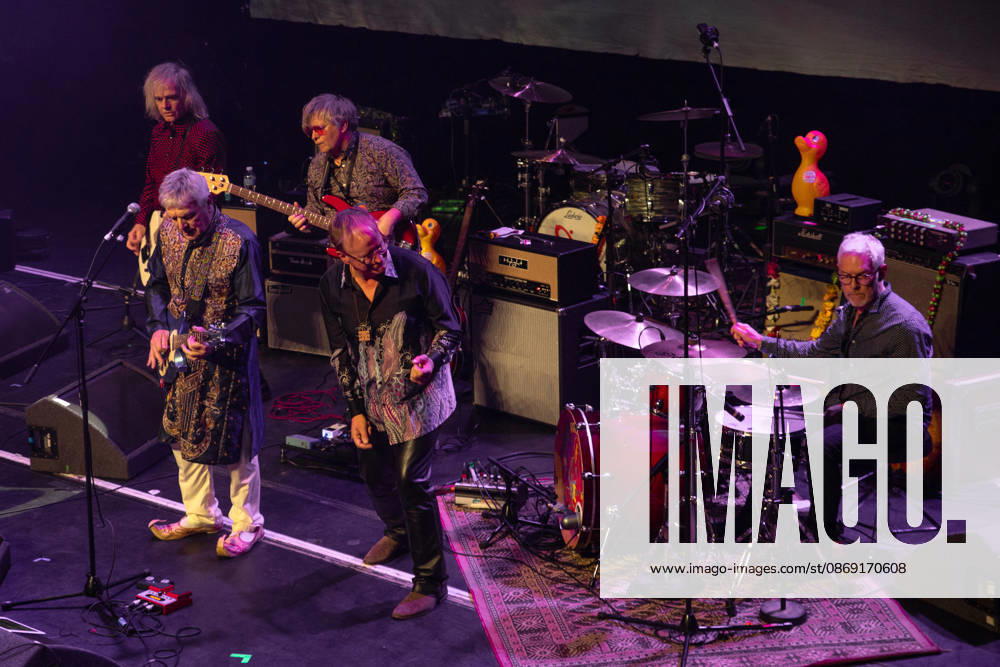 The Syd Barrett 80th Birthday Concert, The Corn Exchange, Cambridge, UK, 10 October 2026. 10 October 2026: Swedish band Men On The Border play The Syd Barrett 80th Birthday Concert at The Corn Exchange, Cambridge, UK., Credit:Stuart Hogben Avalon