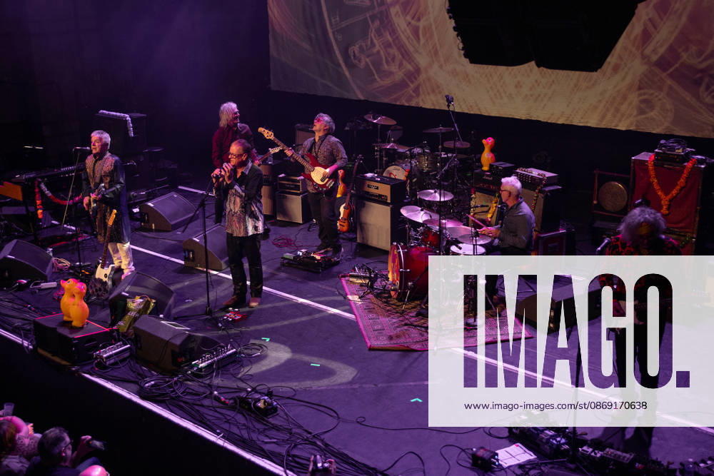 The Syd Barrett 80th Birthday Concert, The Corn Exchange, Cambridge, UK, 10 October 2026. 10 October 2026: Swedish band Men On The Border play The Syd Barrett 80th Birthday Concert at The Corn Exchange, Cambridge, UK., Credit:Stuart Hogben Avalon