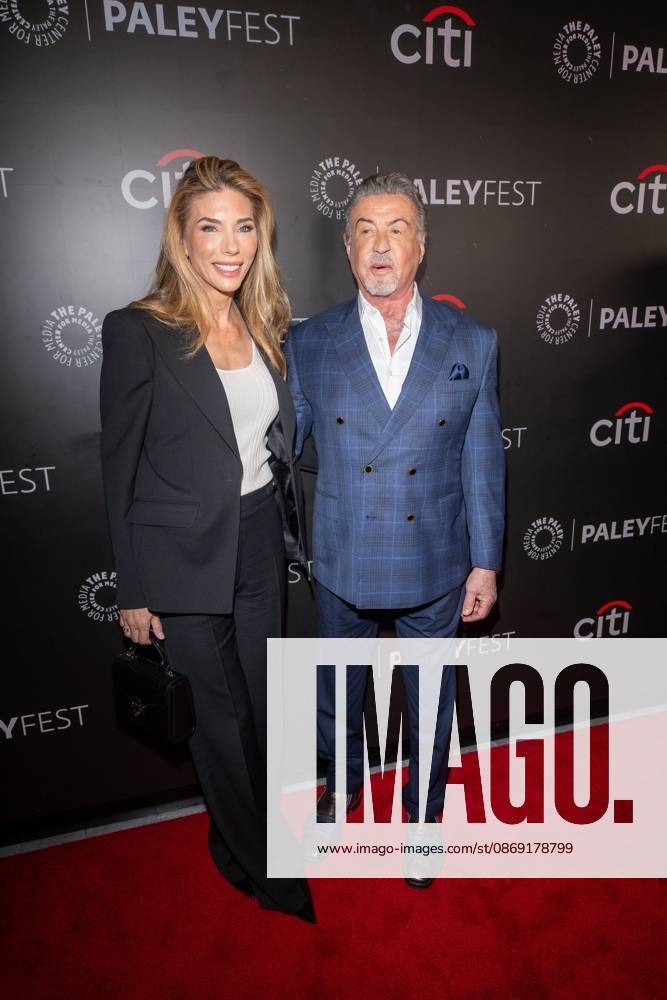 (L-R) Jennifer Flavin and Sylvester Stallone attend.screening of Tulsa King during PaleyFest NY 2026 at The Paley Museum on October 10, 2026 in New York City. New York United States - ZUMAs197 20261010_aaa_s197_720