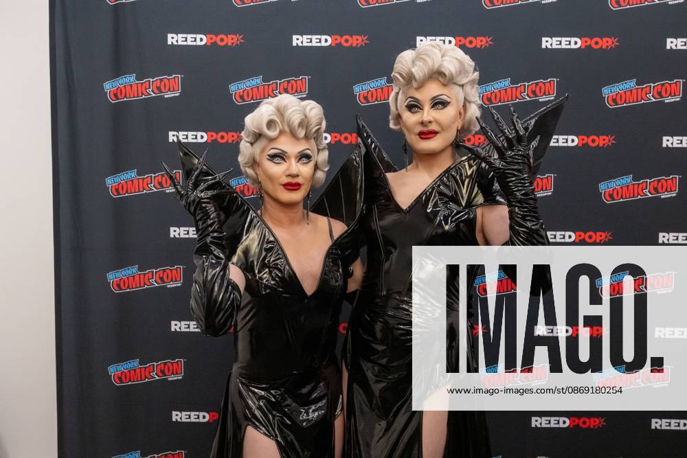 NEW YORK, NEW YORK - OCTOBER 10: The Boulet Brothers drag queens Dracmorda Boulet (R) and Swanthula Boulet (L) pose for AMC s The Boulet Brothers Dragula: 10 Years Of Terror during New York Comic Con 2026 at The Jacob K. Javits Convention Center on October 10, 2026 in New York City..during New York Comic Con 2026 at The Jacob K. Javits Convention Center on October 10, 2026 in New York City. New York United States - ZUMAs197 20261010_aaa_s197_761