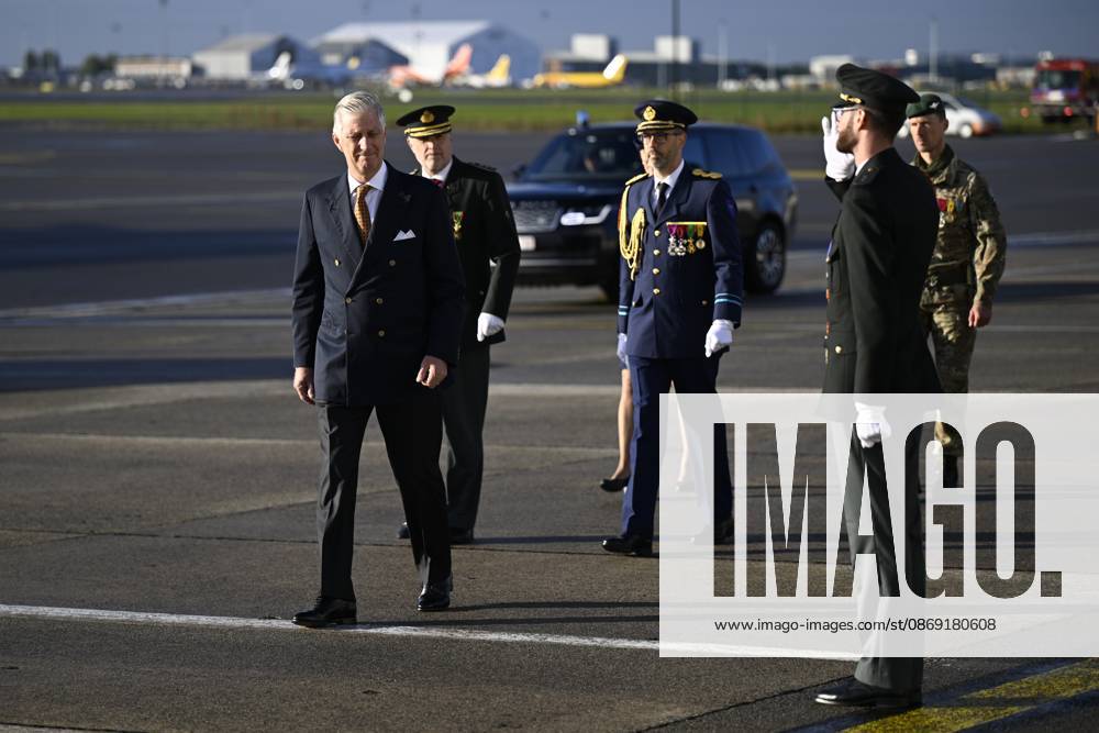King Philippe - Filip of Belgium pictured at the official departure ceremony ahead of a state visit of the Belgian King and Queen to Kazakhstan, on Sunday 11 October 2026, at Melsbroek military airport. The first State Visit of Belgium s royal couple in central Asia from 11 to 14 October 2026, aims to highlight bilateral cooperation in the economic, academic, and cultural fields. JASPERxJACOBS 189424478