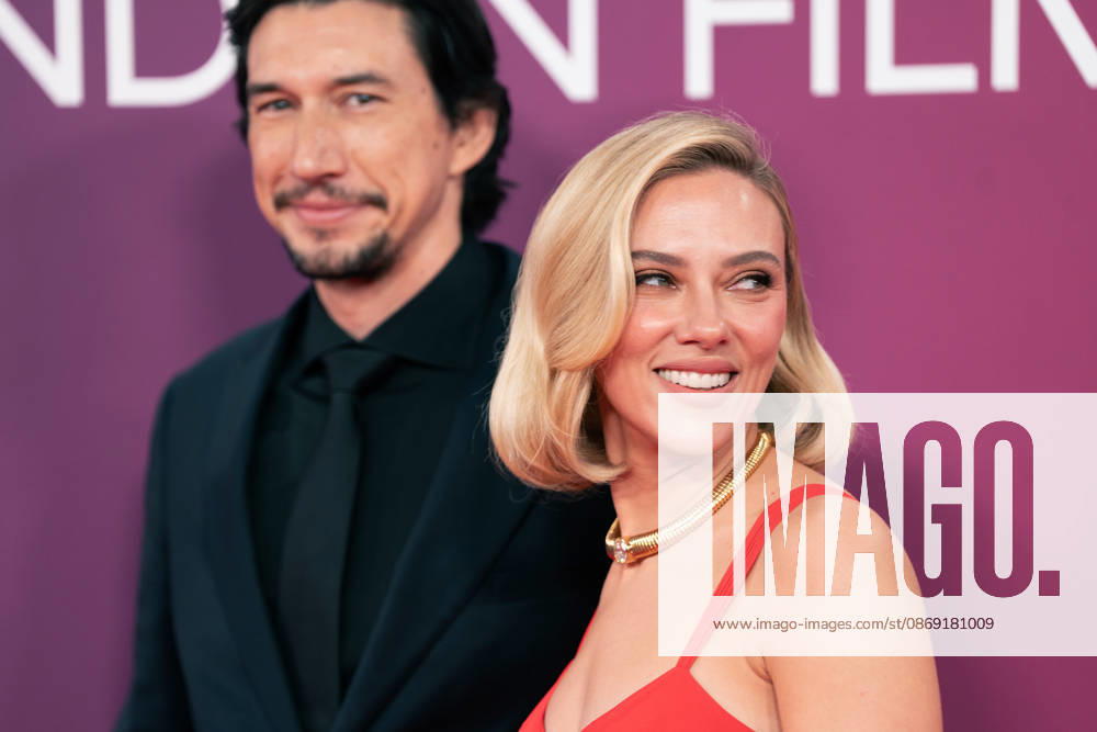 Adam Driver and Scarlett Johansson attend the premiere of Paper Tiger during the 70th BFI London Film Festival at the Royal Festival Hall. London United Kingdom - ZUMAs197 20261010_aaa_s197_785