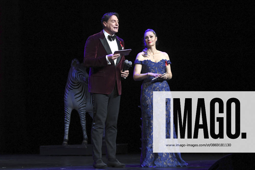 Benjamin Bieneck and Ruth Moschner at the 18 Hope Gala 2026 at the Schauspielhaus Dresden, October 10, 2026 Foto:xM.xFischerx xFuturexImagex hope_6108